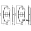 Image de Kit De Plaquettes De Frein, Frein À Disque Bp2162 Bosch Bosch Bp2162 Toyota