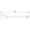 Image de Contact D'Avertissement, Usure Des Plaquettes De Frein Ap856 Bosch Bosch Ap856 Porsche;Volkswagen
