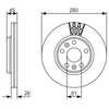 Image de Disque De Frein Bosch Bd1669 Mercedes-Benz