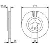 Image de Disque De Frein Bosch Bd1675 Audi;Seat;Volkswagen