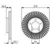 Image de Disque De Frein Bosch Bd1684 Volvo