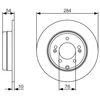 Image de Disque De Frein Bosch Bd1732 Hyundai;Kia