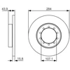 Image de Disque De Frein Bosch Bd1721 Ford