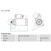 Image de Démarreur 2507 Bosch Bosch 2507 Audi;Seat;Skoda;Volkswagen