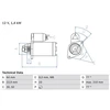 Image de Démarreur 2508 Bosch Bosch 2508 Alfa Romeo;Chevrolet;Citroen;Fiat;Ford;Lancia;Opel;Peugeot;Vauxhall