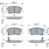 Image de Plaquettes de frein avant (4 pièces) Bosch Bp1484