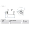 Image de Démarreur 2518 Bosch Bosch 2518 Dacia;Nissan;Renault