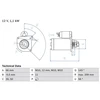 Image de Démarreur 2539 Bosch Bosch 2539 Nissan;Opel;Renault