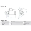 Image de Démarreur 2540 Bosch Bosch 2540 Audi;Porsche