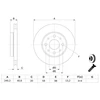 Image de Disque De Frein Bosch Bd2077 Fiat;Ford