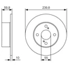 Image de Disque De Frein Bosch Bd2387 Toyota