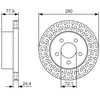 Image de Disque De Frein Bosch Bd2399 Jeep