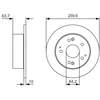 Image de Disque De Frein Bosch Bd2275 Honda