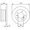 Image de Disque De Frein Bosch Bd2034 Mercedes-Benz;Puch;Volkswagen