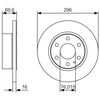 Image de Disque De Frein Bosch Bd2123 Iveco