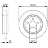 Image de Disque De Frein Bosch Bd2125 Ford