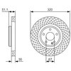 Image de Disque De Frein Bosch Bd2130 Infiniti;Mercedes-Benz
