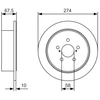 Image de Disque De Frein Bosch E190r02c0241/0538 Subaru
