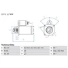 Image de Démarreur 2206 Bosch Bosch 2206 Opel;Saab;Vauxhall