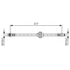 Image de Flexible De Frein Bosch Bh1510 Dacia;Renault
