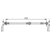 Image de Flexible De Frein Bosch Bh1580 Nissan