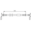 Image de Flexible De Frein Bosch Bh1598 Audi