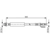 Image de Flexible De Frein Bosch Bh1587 Ford