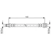 Image de Flexible De Frein Bosch Bh1553 Opel;Vauxhall