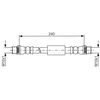 Image de Durite De Frein Bosch Bh1550 Citroen;Fiat;Peugeot