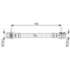 Image de Durite De Frein Bosch Bh1565 Renault
