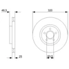 Image de Disque De Frein Bosch Bd2214 Ford;Volvo