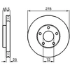 Image de Disque De Frein Bosch Bd2207 Mazda