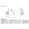 Image de Démarreur 2569 Bosch Bosch 2569 Nissan;Renault