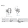 Image de Alternateur 8262 Bosch Bosch 8262 Fiat;Suzuki