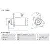Image de Démarreur 2587 Bosch Bosch 2587 Audi;Cupra;Seat;Skoda;Volkswagen