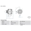 Image de Alternateur 8244 Bosch Bosch 8244 Nissan
