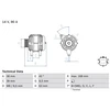 Image de Alternateur Eco 8279 Bosch Bosch 8279 Honda