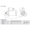 Image de Démarreur 2911 Bosch Bosch 2911 Audi;Seat;Skoda;Volkswagen