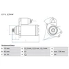 Image de Démarreur 2914 Bosch Bosch 2914 Audi;Seat;Skoda;Volkswagen