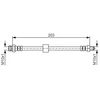Image de Flexible De Frein Bosch Bh1892 Dodge;Jeep