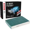 Image de Bosch A8537 - Filtre d'habitacle anti-odeurs et anti-bactérien Filter+ - filtre à poussière et à pollen en occasion ou reconditionné