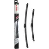 Image de Balais d'essuie-glace (2 pièces) Avant Plat Bosch Clearview 411v