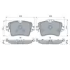 Image de Plaquettes de frein avant (4 pièces) Bosch Bp1791 - 0986494940
