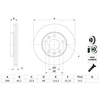 Image de Disque De Frein Bosch Bd2810 Renault