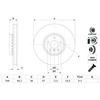 Image de Disque De Frein Bosch Bd2803 Bmw;Toyota