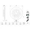 Image de Disque De Frein Bosch Bd2814 Mercedes-Benz
