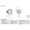 Image de Dynamo 8381 Bosch Bosch 8381 Chevrolet;Opel;Vauxhall