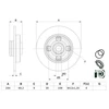 Image de Disque De Frein Bosch Bd2819 Citroen;Ds;Opel;Peugeot