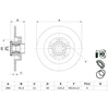 Image de Disque De Frein Bosch Bd2787 Renault