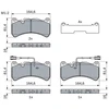 Image de Kit De Plaquettes De Frein, Frein À Disque Bp2238 Bosch Bosch Bp2238 Alfa Romeo